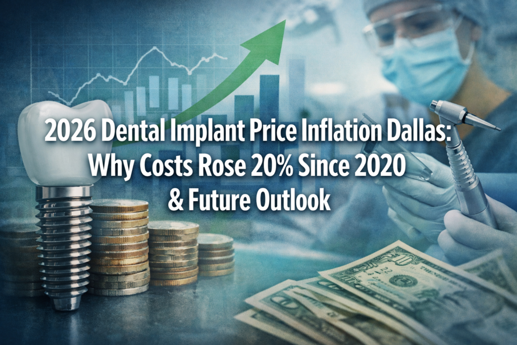 2026 Dental Implant Price Inflation Dallas: Why Costs Rose 20% Since 2020 & Future Outlook
