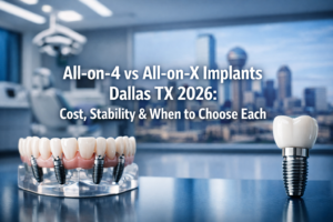 All-on-4 vs All-on-X Implants Dallas TX 2026: Cost, Stability & When to Choose Each