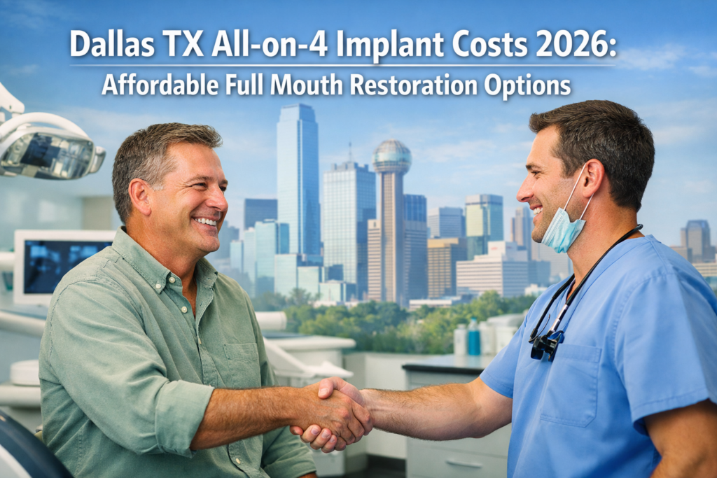 Dallas TX All-on-4 Implant Costs 2026: Affordable Full Mouth Restoration Options