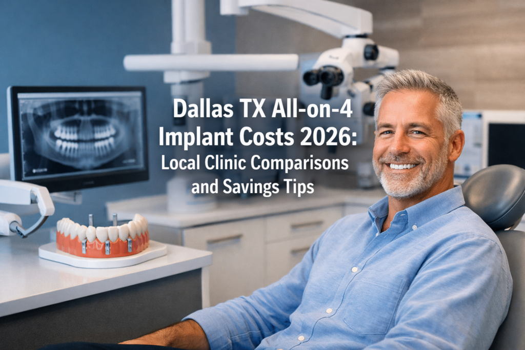 Dallas TX All-on-4 Implant Costs 2026: Local Clinic Comparisons and Savings Tips