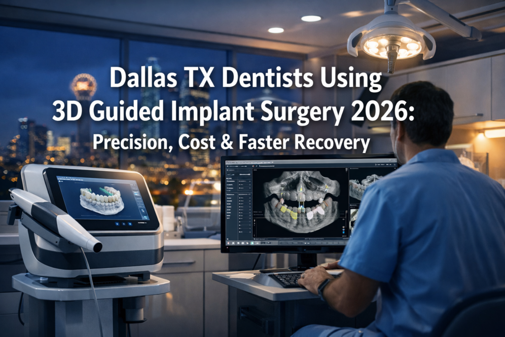 Dallas TX Dentists Using 3D Guided Implant Surgery 2026: Precision, Cost & Faster Recovery