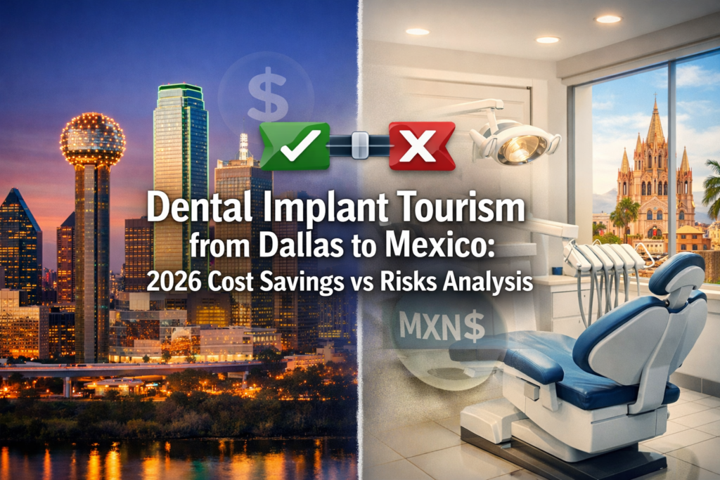 Dental Implant Tourism from Dallas to Mexico: 2026 Cost Savings vs Risks Analysis