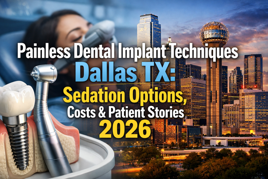 Painless Dental Implant Techniques Dallas TX: Sedation Options, Costs & Patient Stories 2026
