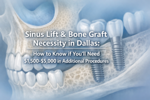 Sinus Lift & Bone Graft Necessity in Dallas: How to Know if You'll Need $1,500-$5,000 in Additional Procedures