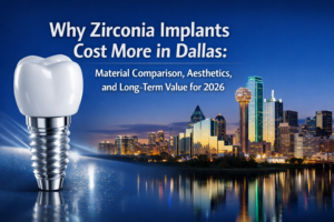 Why Zirconia Implants Cost More in Dallas: Material Comparison, Aesthetics, and Long-Term Value for 2026