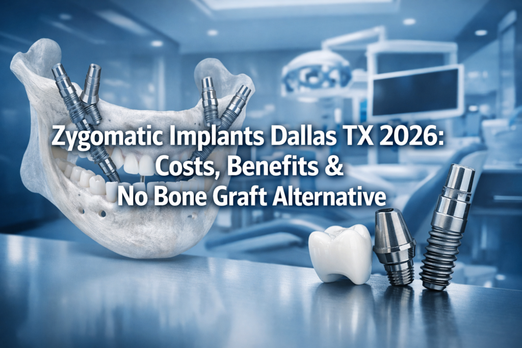 Zygomatic Implants Dallas TX 2026: Costs, Benefits & No Bone Graft Alternative