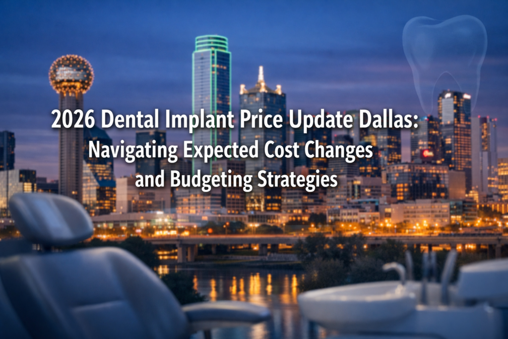 2026 Dental Implant Price Update Dallas: Navigating Expected Cost Changes and Budgeting Strategies