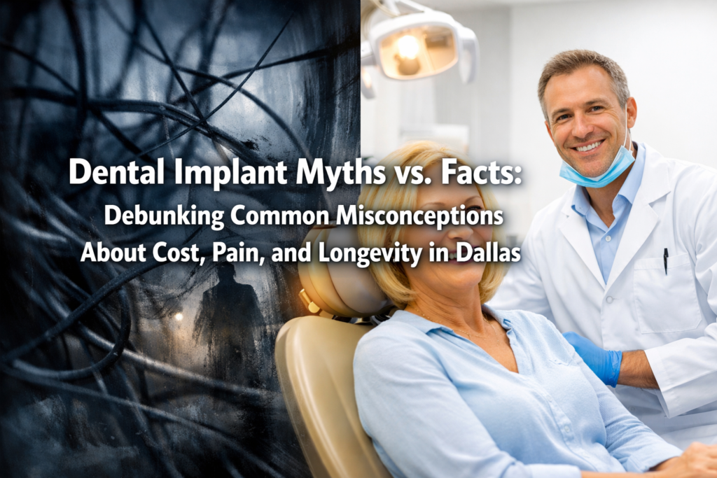 Dental Implant Myths vs. Facts: Debunking Common Misconceptions About Cost, Pain, and Longevity in Dallas