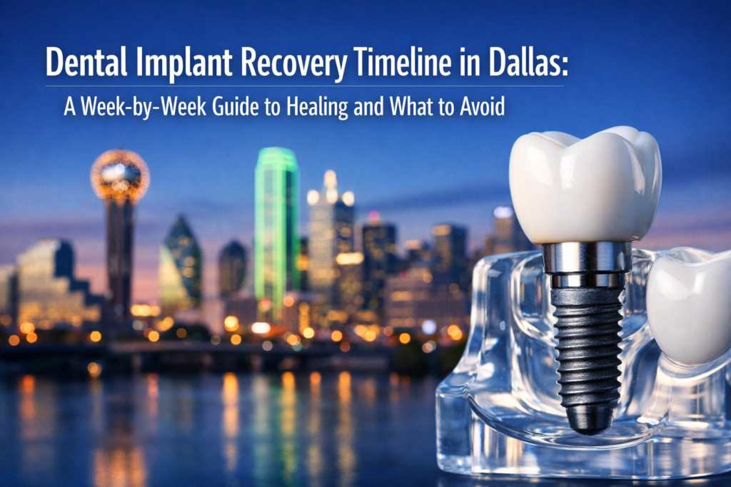 Dental Implant Recovery Timeline in Dallas: A Week-by-Week Guide to Healing and What to Avoid
