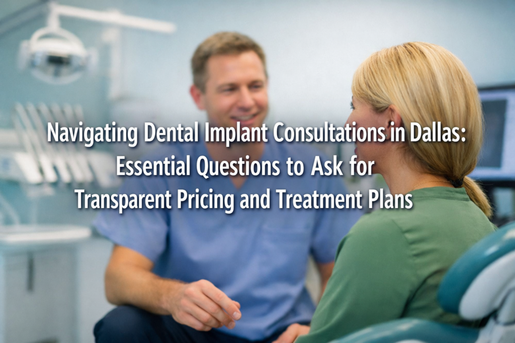 Navigating Dental Implant Consultations in Dallas: Essential Questions to Ask for Transparent Pricing and Treatment Plans