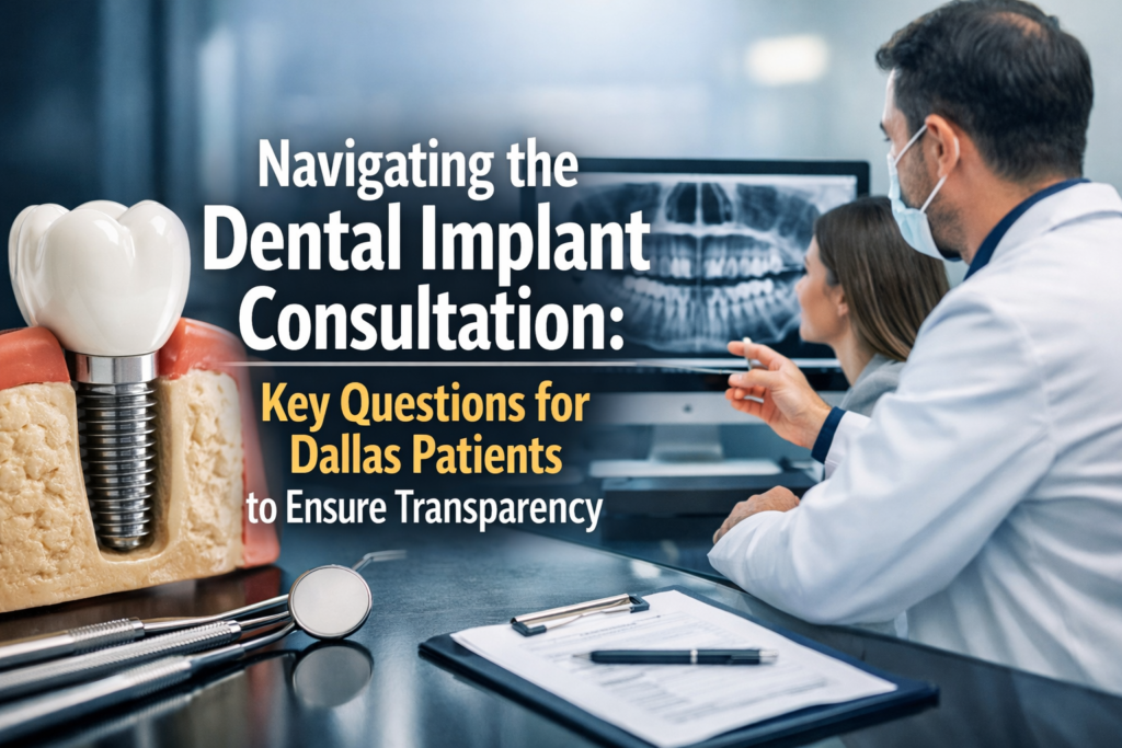 Navigating the Dental Implant Consultation: Key Questions for Dallas Patients to Ensure Transparency