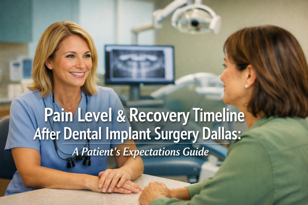 Pain Level & Recovery Timeline After Dental Implant Surgery Dallas: A Patient's Expectations Guide