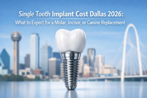 Single Tooth Implant Cost Dallas 2026: What to Expect for a Molar, Incisor, or Canine Replacement
