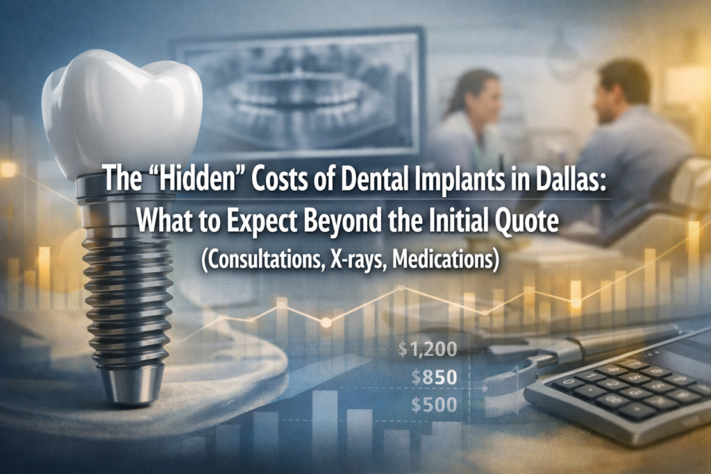 The 'Hidden' Costs of Dental Implants in Dallas: What to Expect Beyond the Initial Quote (Consultations, X-rays, Medications)