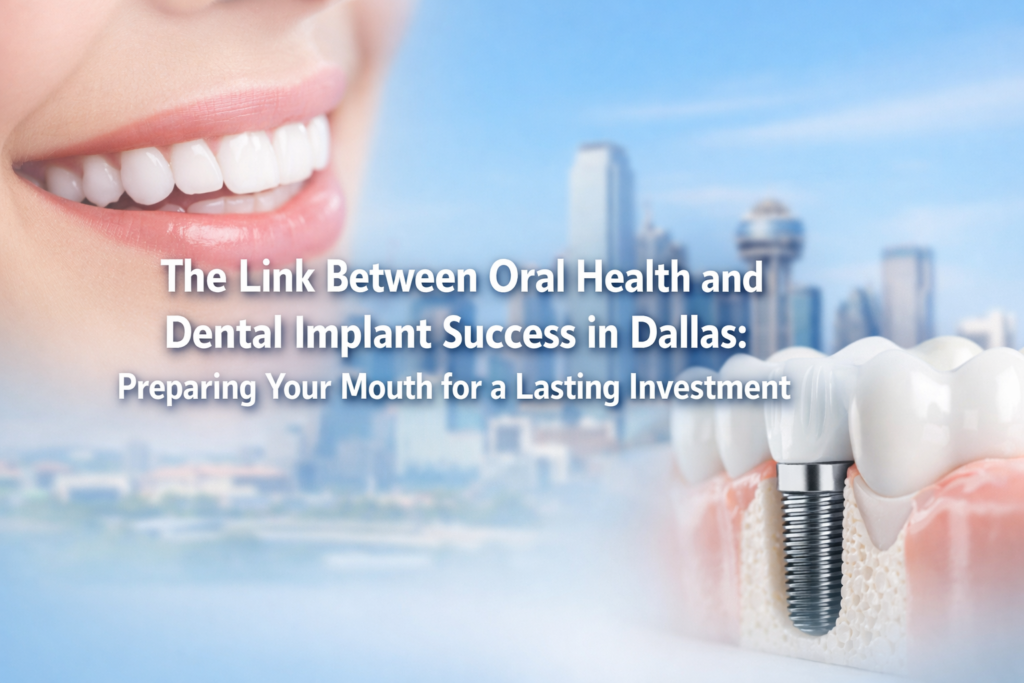 The Link Between Oral Health and Dental Implant Success in Dallas: Preparing Your Mouth for a Lasting Investment