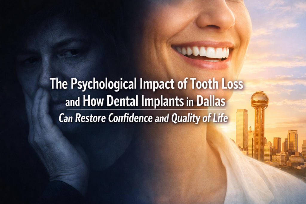 The Psychological Impact of Tooth Loss and How Dental Implants in Dallas Can Restore Confidence and Quality of Life
