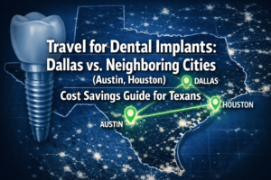 Travel for Dental Implants: Dallas vs. Neighboring Cities (Austin, Houston) Cost Savings Guide for Texans