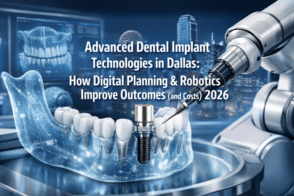 Advanced Dental Implant Technologies in Dallas: How Digital Planning & Robotics Improve Outcomes (and Costs) 2026