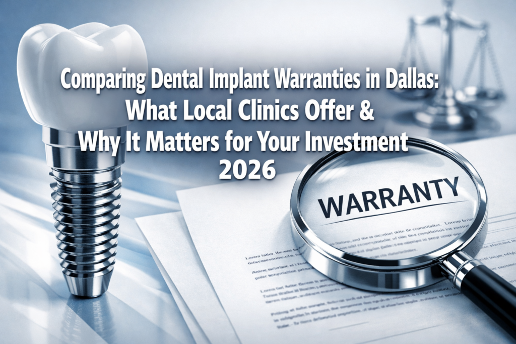 Comparing Dental Implant Warranties in Dallas: What Local Clinics Offer & Why It Matters for Your Investment 2026