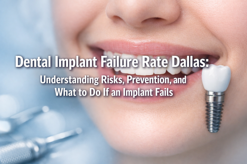 Dental Implant Failure Rate Dallas: Understanding Risks, Prevention, and What to Do If an Implant Fails