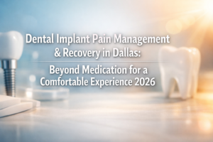 Dental Implant Pain Management & Recovery in Dallas: Beyond Medication for a Comfortable Experience 2026