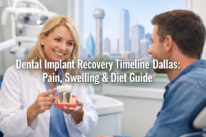 Dental Implant Recovery Timeline Dallas: A Detailed Day-by-Day Guide to Pain, Swelling & What to Eat