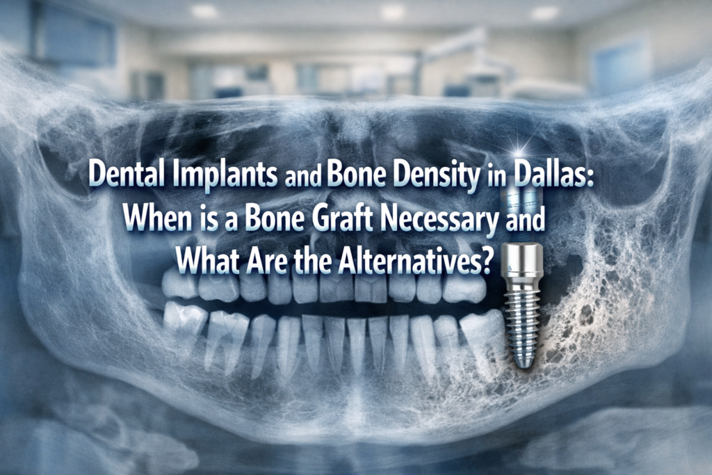Dental Implants and Bone Density in Dallas: When is a Bone Graft Necessary and What Are the Alternatives?