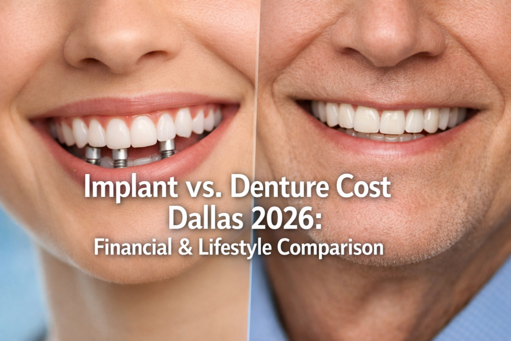 Implant vs. Denture Cost Dallas 2026: A Comprehensive Financial & Lifestyle Comparison