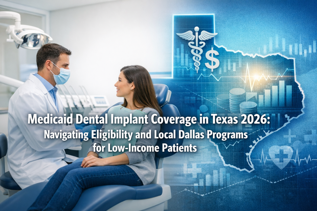 Medicaid Dental Implant Coverage in Texas 2026: Navigating Eligibility and Local Dallas Programs for Low-Income Patients