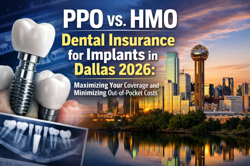 PPO vs. HMO Dental Insurance for Implants in Dallas 2026: Maximizing Your Coverage and Minimizing Out-of-Pocket Costs