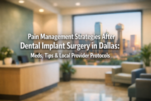 Pain Management Strategies After Dental Implant Surgery in Dallas: Meds, Tips & Local Provider Protocols