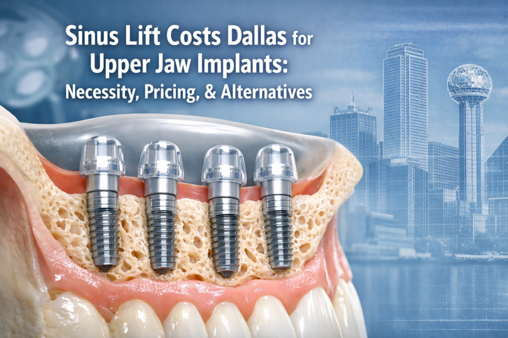 Sinus Lift Costs Dallas for Upper Jaw Implants: Necessity, Pricing, and Alternatives