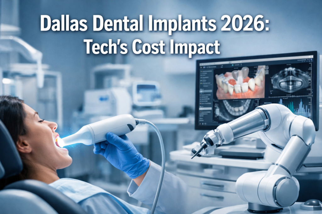 The Impact of Technology on Dental Implant Costs in Dallas 2026: Digital Scans, Robotics & More