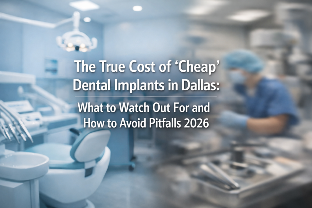 The True Cost of 'Cheap' Dental Implants in Dallas: What to Watch Out For and How to Avoid Pitfalls 2026