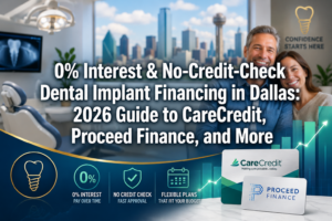 0% Interest & No-Credit-Check Dental Implant Financing in Dallas: 2026 Guide to CareCredit, Proceed Finance, and More