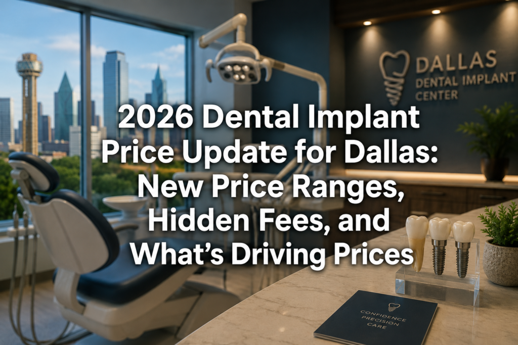 2026 Dental Implant Price Update for Dallas: New Price Ranges, Hidden Fees, and What’s Driving Prices