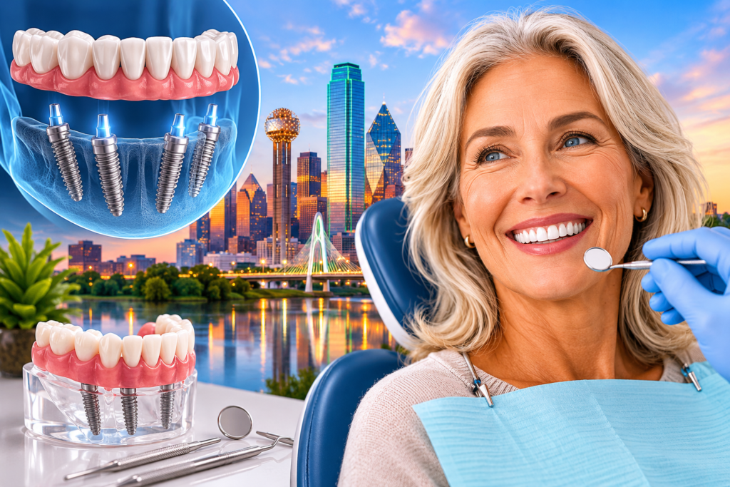 All-on-4 Dental Implants in Dallas: Understanding the Procedure, Benefits, and What Influences the Cost
