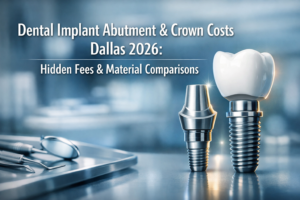 Dental Implant Abutment & Crown Costs Dallas 2026: Hidden Fees & Material Comparisons