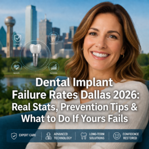 Dental Implant Failure Rates Dallas 2026: Real Stats, Prevention Tips & What to Do If Yours Fails