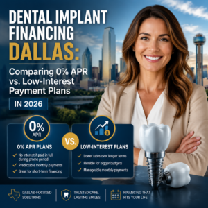 Dental Implant Financing Dallas: Comparing 0% APR vs. Low-Interest Payment Plans in 2026