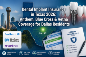 Dental Implant Insurance Coverage in Texas 2026: What Anthem, Blue Cross, and Aetna Actually Cover for Dallas Residents (With Claim Examples)