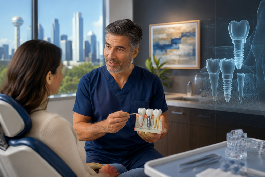 Dental Implant Pain Management: What to Expect Before, During, and After Surgery in Dallas