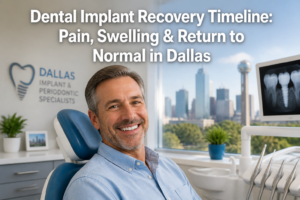 Dental Implant Recovery Timeline: Pain, Swelling & Return to Normal in Dallas