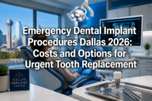 Emergency Dental Implant Procedures Dallas 2026: Costs and Options for Urgent Tooth Replacement