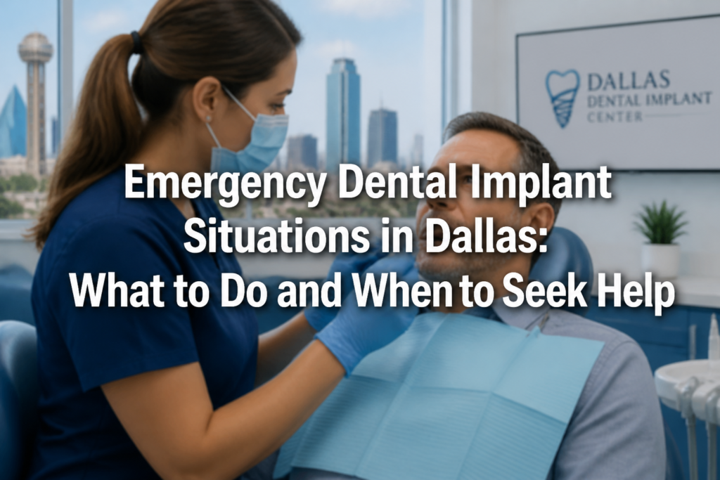 Emergency Dental Implant Situations in Dallas: What to Do and When to Seek Help