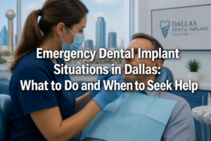 Emergency Dental Implant Situations in Dallas: What to Do and When to Seek Help