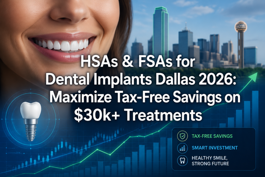 HSAs & FSAs for Dental Implants Dallas 2026: Maximize Tax-Free Savings on $30k+ Treatments
