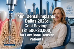 Mini Dental Implants Dallas 2026: Cost Savings ($1,500-$3,000) for Low Bone Density Patients