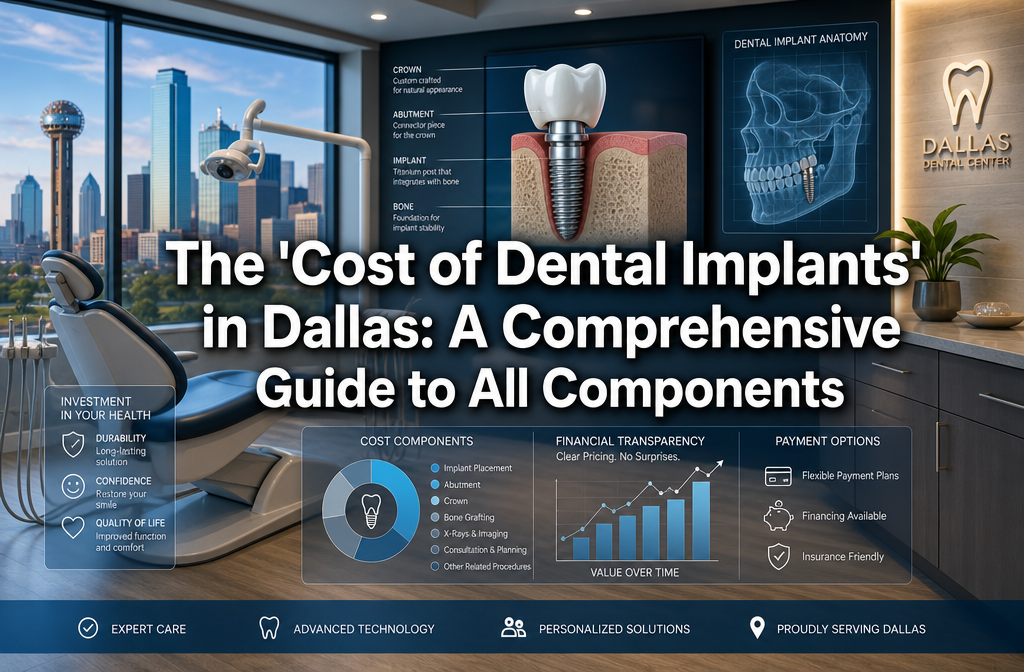 The 'Cost of Dental Implants' in Dallas: A Comprehensive Guide to All Components