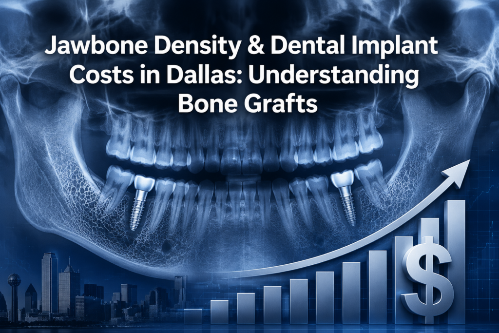 The Impact of Jawbone Density on Dental Implant Costs in Dallas: When Bone Grafts Are Unavoidable